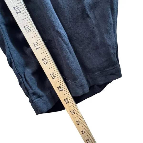 Abercrombie & Fitch Jumpsuit‎ Tie Back Viscose Black Size M Wide Leg Boho Chic - Image 8