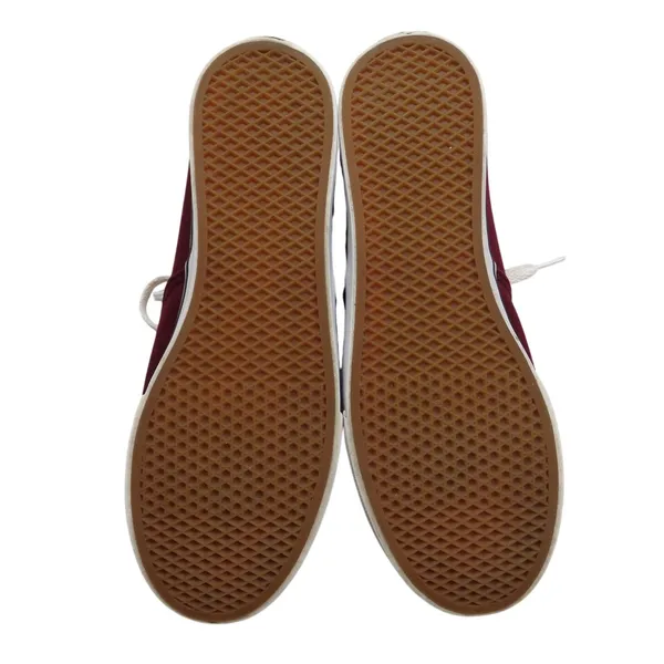 Vans Classic Low Top Skate Shoes Maroon Burgundy Sneakers Size 7.5 - Image 8