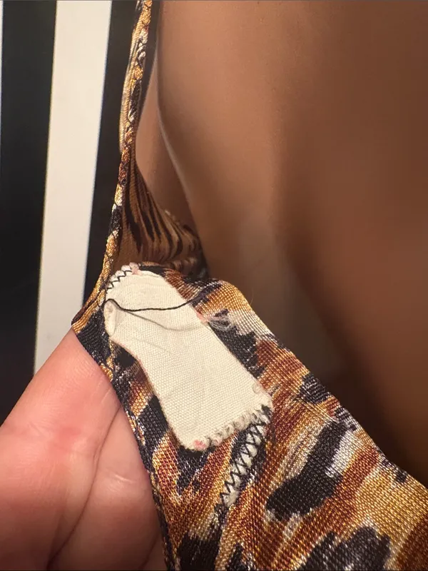 70s Vintage Leopard Print Slip Maxi Dress Sexy Nightgown Dress Size Small 2/4 - Image 8