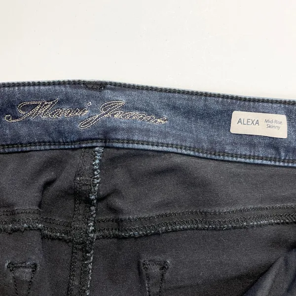 Mavi Jeans Womens 31/30 Alexa Mid Rise Skinny Dark‎ Wash Classic Stretch Ankle - Image 7