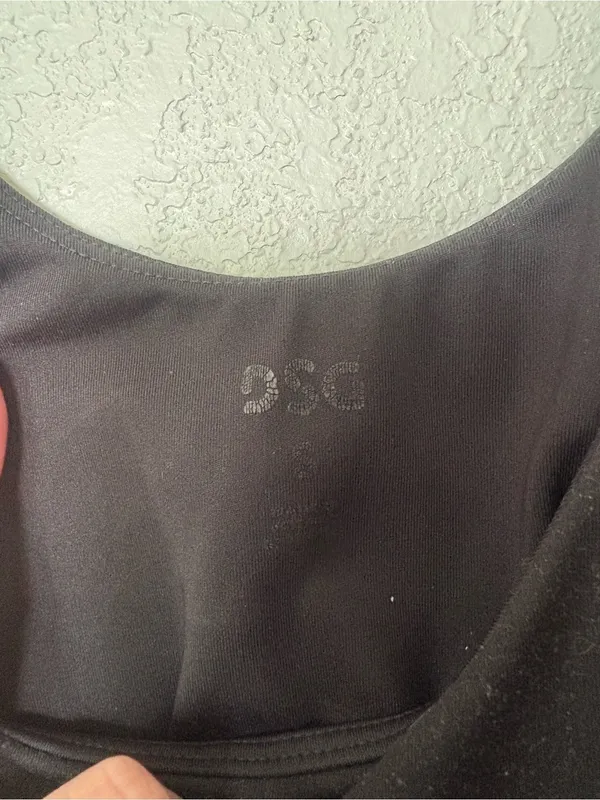 DSG women’s black tank top with built in bra - Image 5