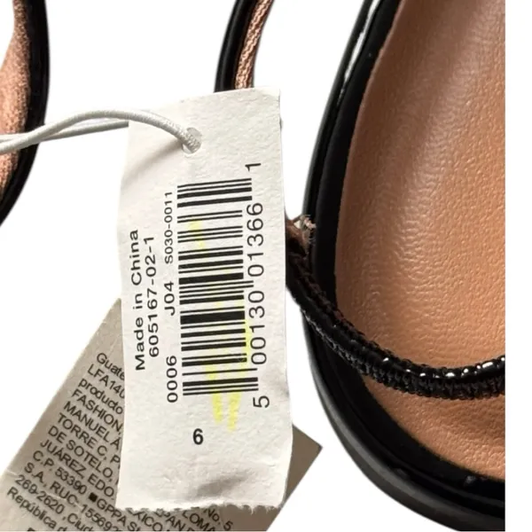 Old Navy Slingback Blackjack Patent Women's Pointed Shoes Sz 6 NWT - Image 2
