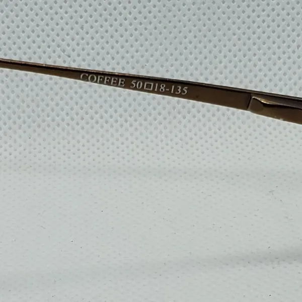 Devona Coffee Prescription Glasses Frames Brown - Image 4
