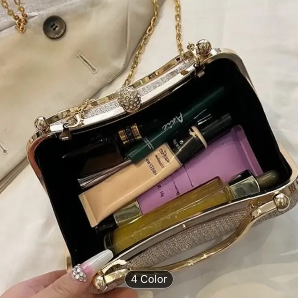 Elegant Unbranded Black Evening Bag - Image 13