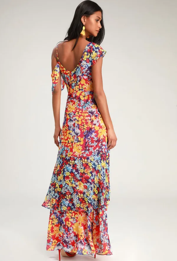 Lulus NWOT  Floral Dress - Image 2