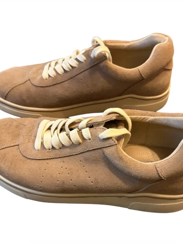 MIA Women’s Sprint Sneakers Neutral Stone Suede Upper with Low Platform Sole 9M - Image 3