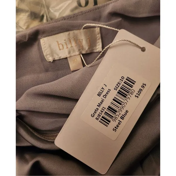 NWT Billy J Greta One Shoulder Maxi Dress 10 - Image 9