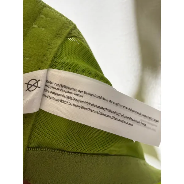 HSIA Women Lime Green Full Coverage Underwire Bra Size 40G NWT - Image 5