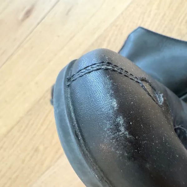 Clarks Black Leather Mules Clogs Slides Comfort Casual Shoes Size 8 - Image 3