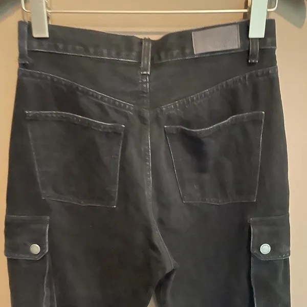 Carmar Haedus Super Baggy Cargo‎ Jeans Black 24 - Image 9