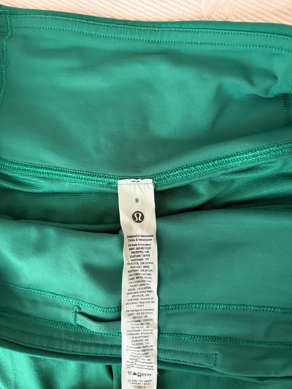Lululemon Green Speed Up Shorts 4" - Image 4