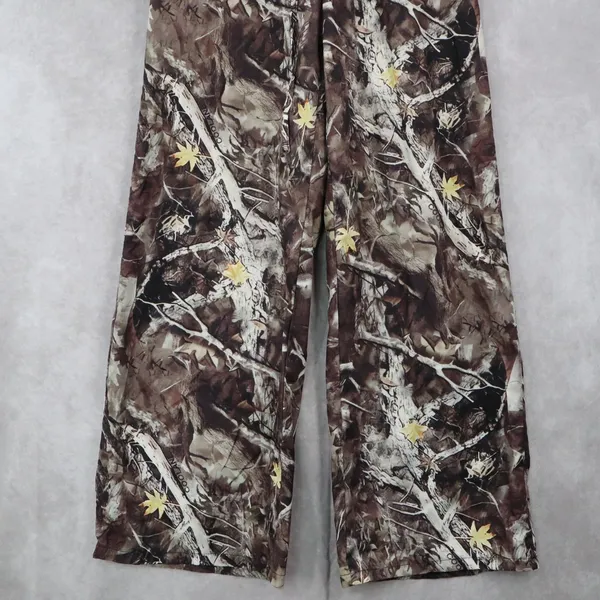 Coolane Camo Wide Leg Straight Leg Drawstring Pull On Trousers‎ Pant S Small - Image 5