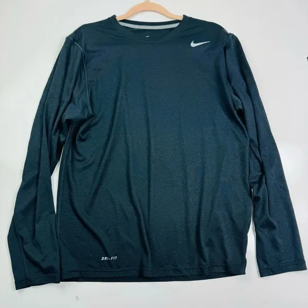 Nike Black‎ DriFit Long-Sleeve Running Top Medium - Image 3