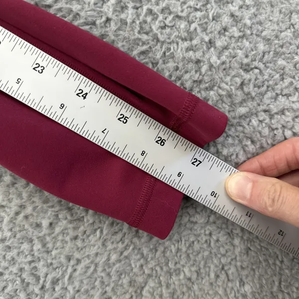 Lululemon Align High Rise Leggings Pomegranate Pink Athletic Women's 8 x 28 - Image 10