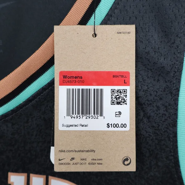 Nike New York Liberty Sabrina Ionescu #20 Explorer Edition Jersey Black - Image 5
