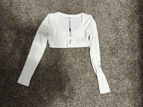 eladay crop top White Size XS - Image 2