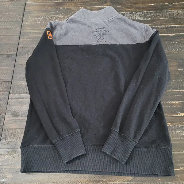 Harley-Davidson El Paso Texas Embroidered 1/4 Zip Pullover Womens Medium - Image 3