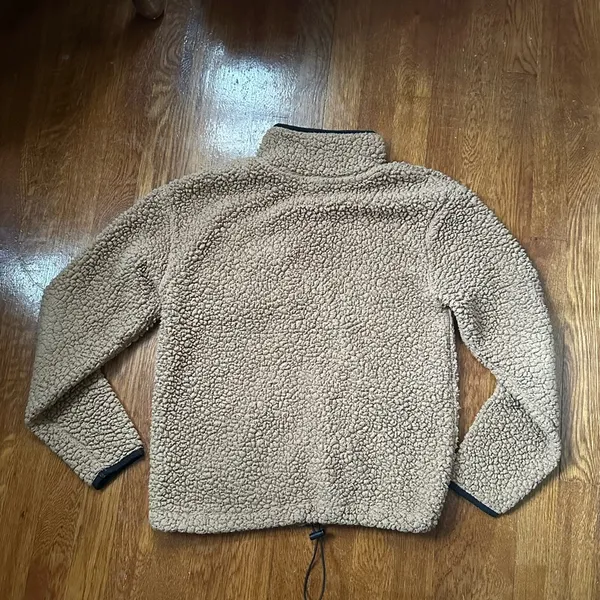 Fleece 1/4 zip Brown Size M - Image 2