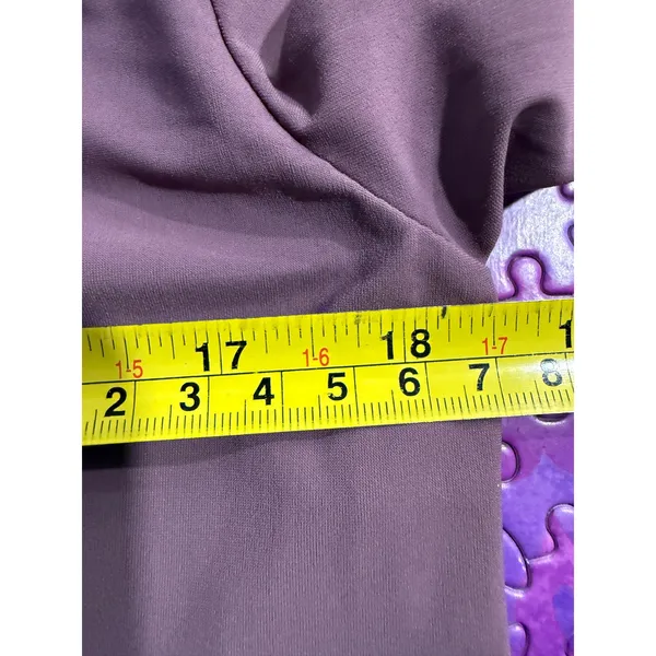 FP Movement Long Sleeve Top Ribbed‎ Neckline XS Athleisure Mauve Purple - Image 6