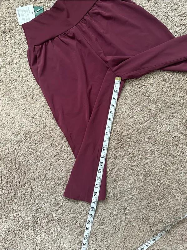 Halara Breezeful High Waisted Crossover Quick Dry Resort Pants with Pockets S - Image 9