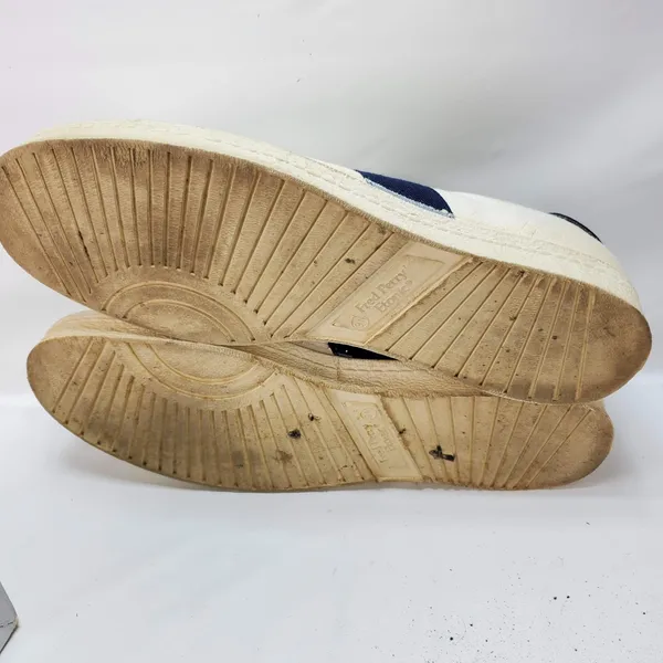 Vintage 70s Womens US 9 Fred Perry White Canvas‎ Low Trainer Shoes Sneakers Box - Image 10