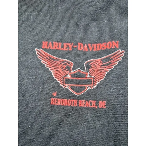 Harley-davidson Women's Black and Pink Vest - Image 7
