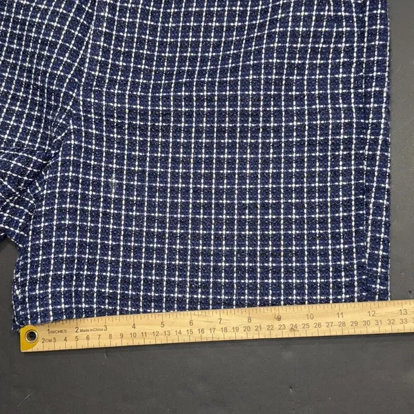 Lilly Pulitzer Tweed Gretchen Preppy Hi Rise Short Navy Fantasy Checkerboard 12 - Image 5