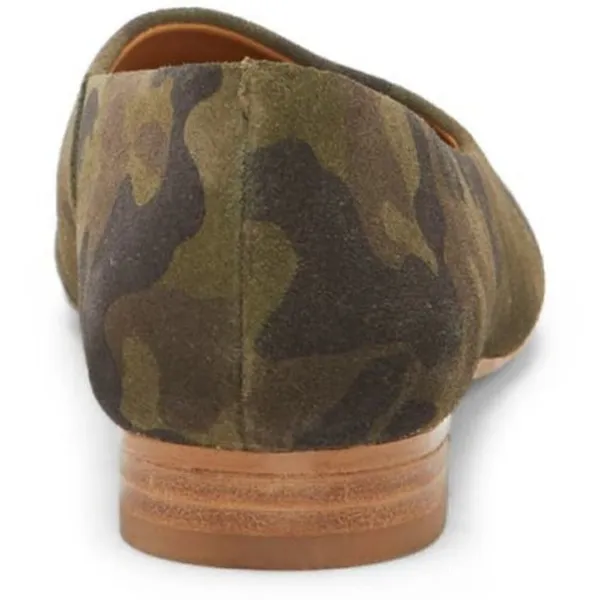 1.State Women's Size 5.5 Bennie Suede Skimmer Shoe Olive‎ Green Camouflage - Image 5