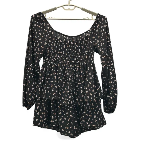 Altard State Floral Romper Black Medium‎ - Image 2