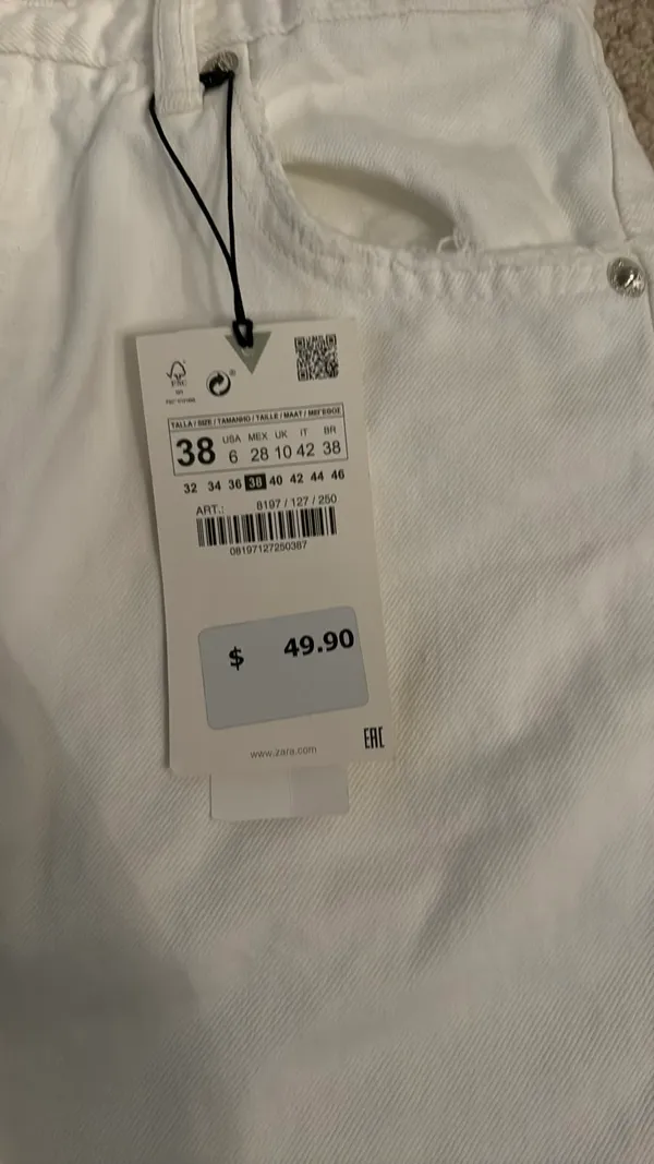 Zara Wide Leg Jeans - Image 2