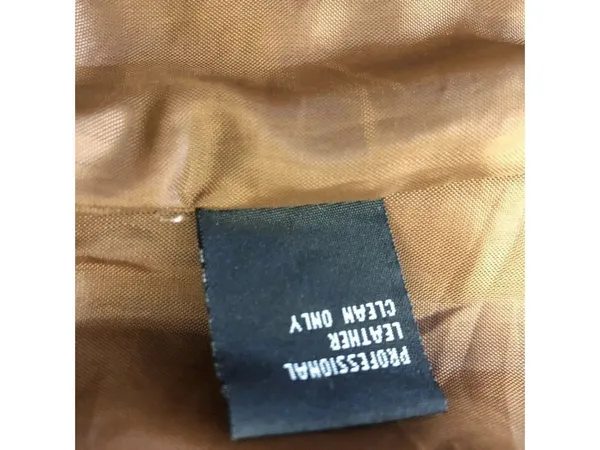 Vintage Y2K Suede Leather Blazer Coat Camel Brown Size M - Image 16