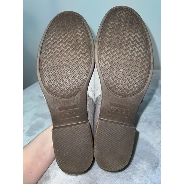 TOMS Women's Shaye Booties Drizzle Gray Suede 9.5 - Image 8