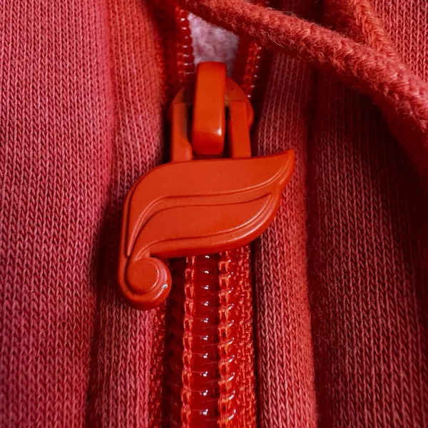 Fabletics Red Fleece Hooded OnePiece Sz Small Track Ski Camping Snow‎ Lounge - Image 3