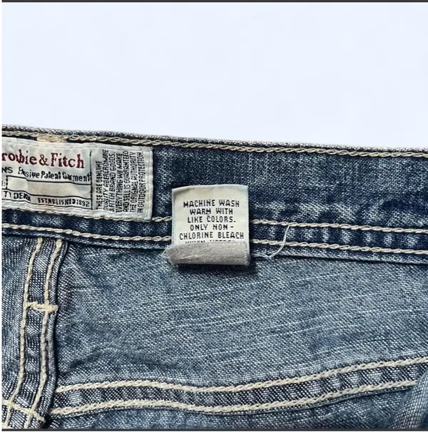 90s Abercrombie cargo shorts 100% cotton - Image 4