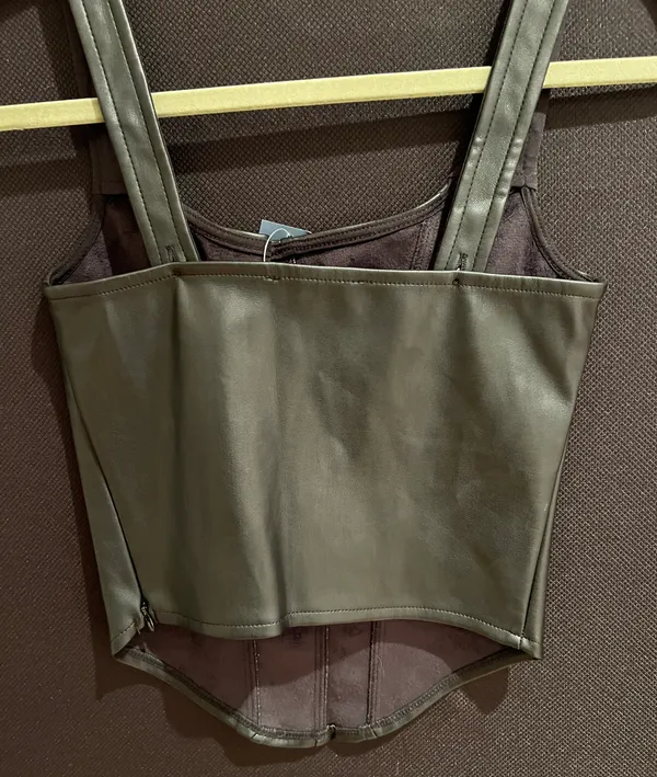 Hollister Leather Top - Image 4