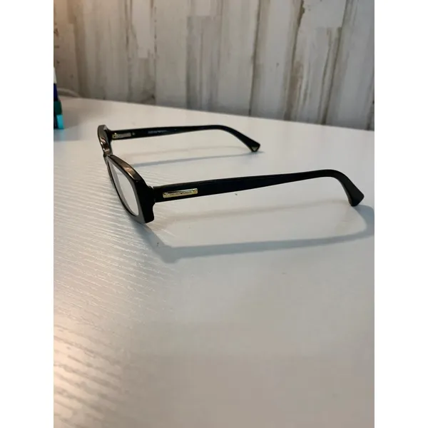 Emporio Armani Eyeglasses Frames Unisex Black Full Rim - Image 2