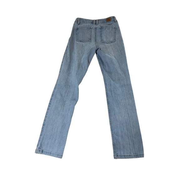 L.L.Bean Bean Flex Jeans Straight Women Size 2 Stretch Pockets Mid Rise Zip - Image 8