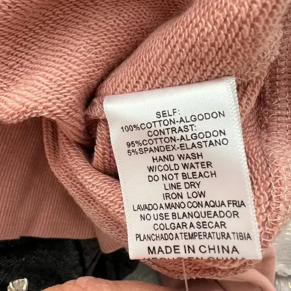 NWT VICI Williams‎ Cotton Henley Sweatshirt Blush Pink - Image 7