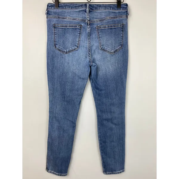 Free People Distressed Skinny Ankle Jeans Size 28 - Image 3
