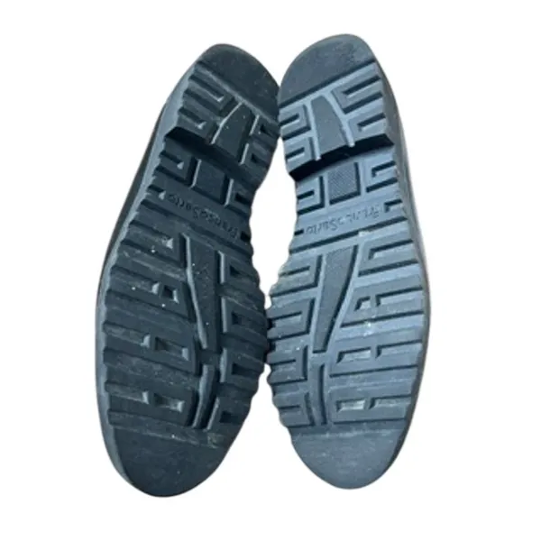 Franco Sarto Black Lug Loafers - Image 4
