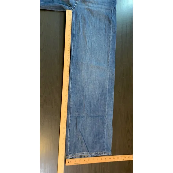 Gap Womens High Rise Wide Leg Jeans Medium‎ Wash Blue 100% Cotton 4/27 Regular - Image 10