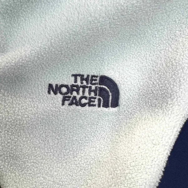 The North Face Fleece Vest Women S Light‎ Blue Navy Colorblock Full Zip Hiking - Image 6