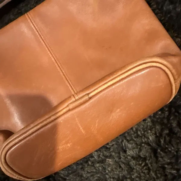 Vintage COACH 4148 Brown Leather Original SoHo Mini Bucket Shoulder Bag USA NICE - Image 11
