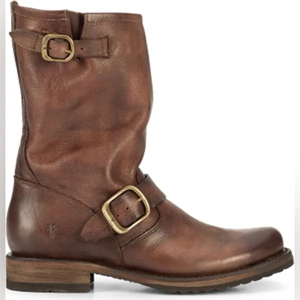 Frye Veronica Short Slouchy Boot (Women) Size 7.5 B 70547 RDD F973 F18- 278447 - Image 3