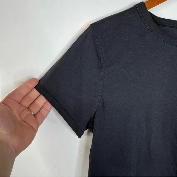 Lululemon Classic-Fit Cotton-Blend T-Shirt‎ Black - Image 3