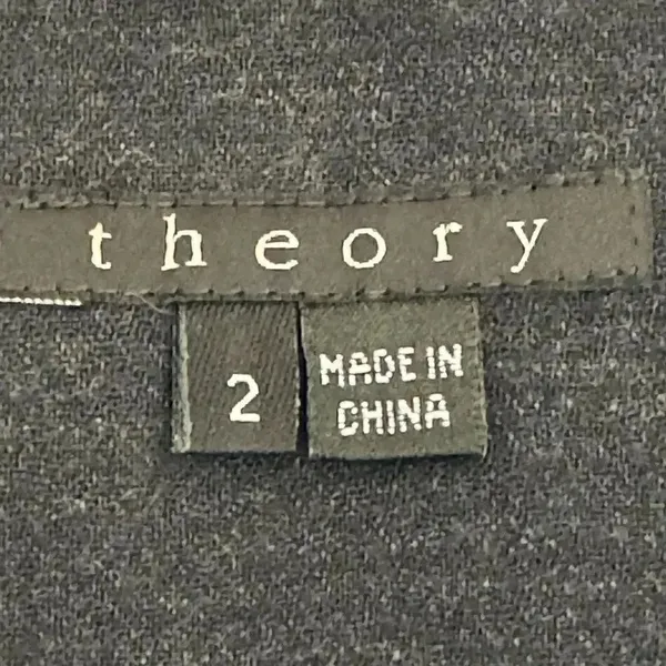 Theory Jiasa Ascend Black Ombré Career Office Wool Blend SZ 2 #1837 - Image 5
