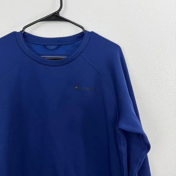 Cotopaxi Sweatshirt Womens XL Blue Gear For Good Raglan Fleece Pullover Sambaya - Image 2