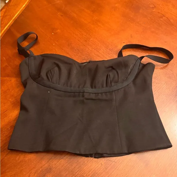 Black Princess Polly Top Size 6 - Image 8