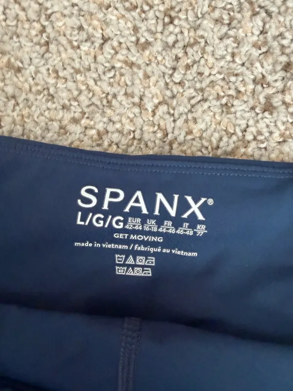 Spanx Get Moving Skort Navy Blue Womens Size L - Image 5