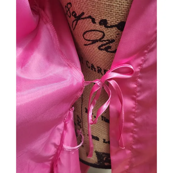 Kimono Robe Short Pink‎ Lightweight Sleepwear Loungewear Small - Image 2